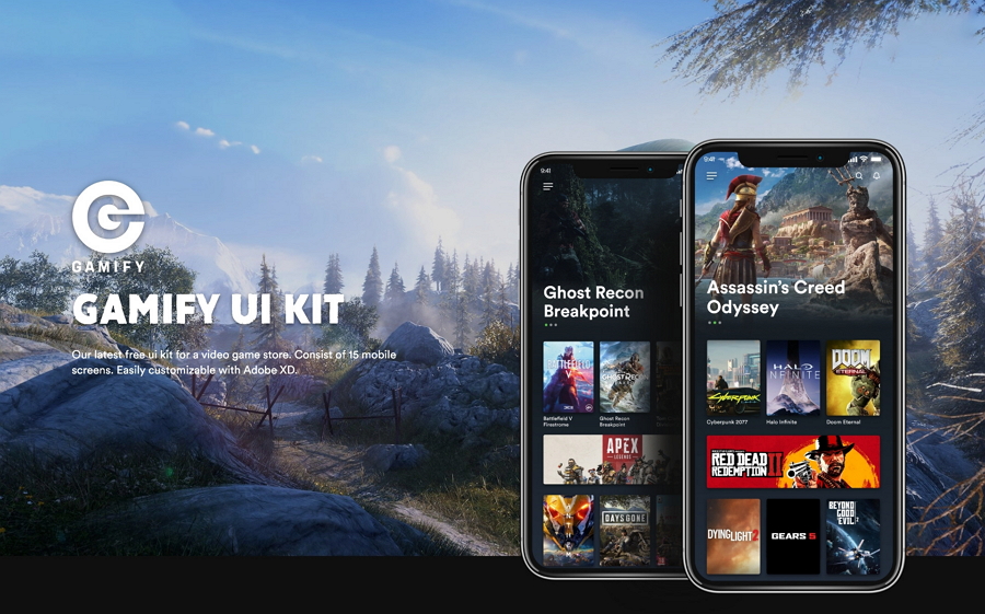 Gamify Mobile Game UI Kit
