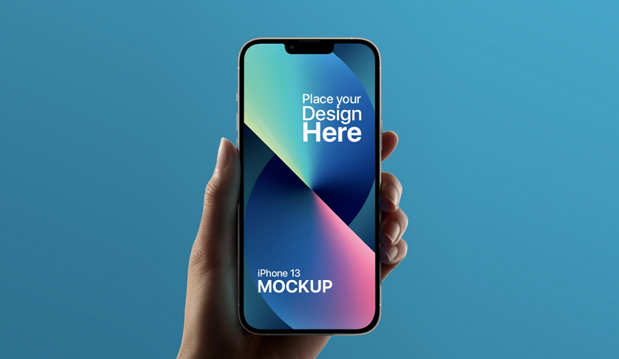 iPhone 13 Mockup Free Download