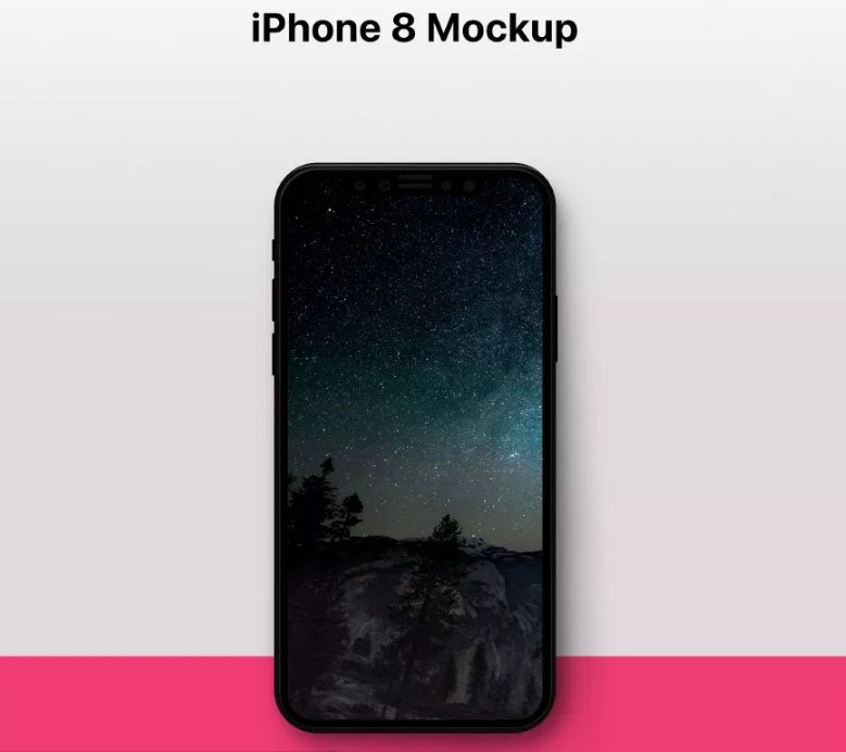 iPhone 8 Mockup PSD Freebie