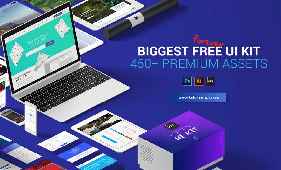 Biggest free UI kit