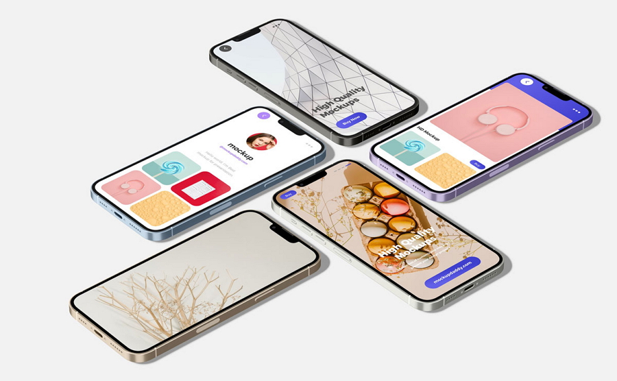 Free iPhone 13 Pro Mockups