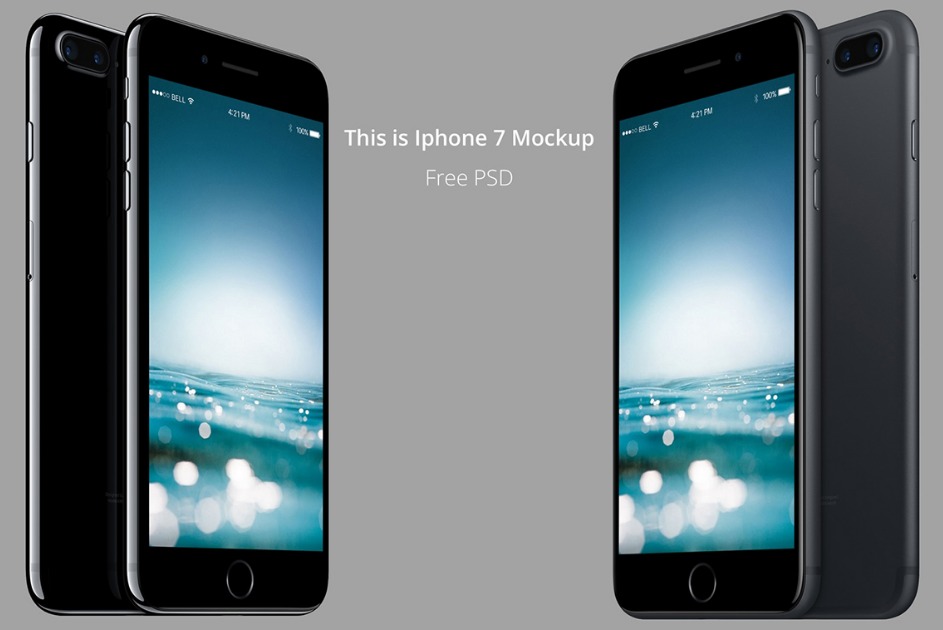 iPhone 7 Mockup PSD Free download