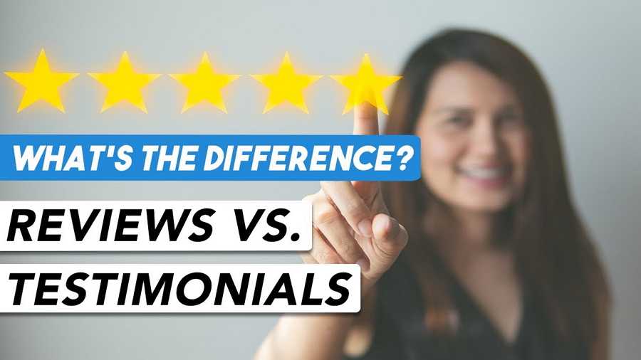 Testimonials vs reviews