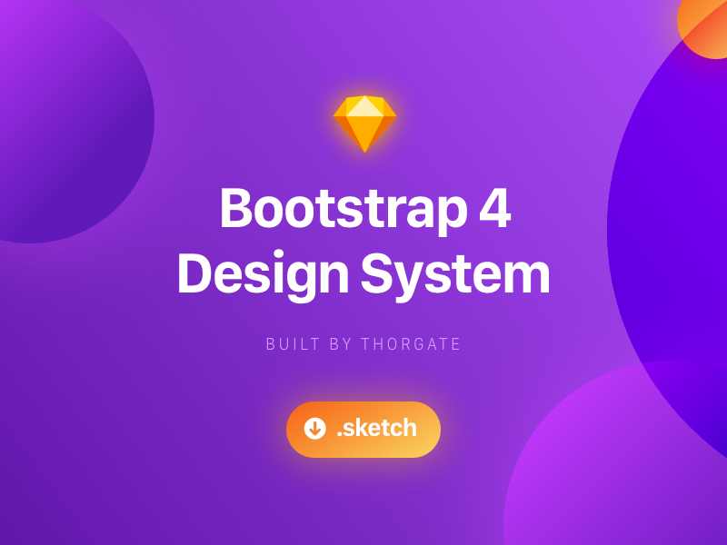 Bootstrap Design System - Sketch Freebie