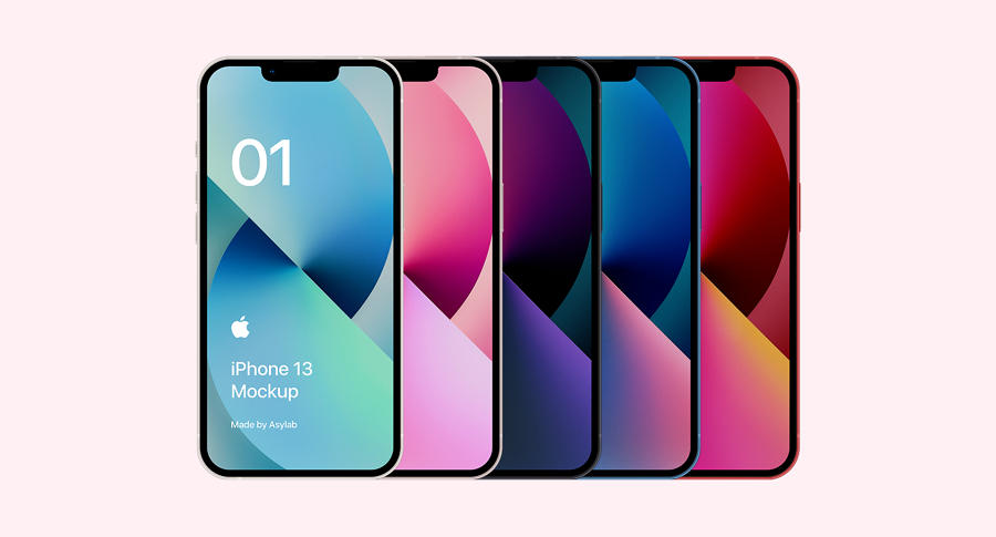 iPhone 13 Mockup Freebie