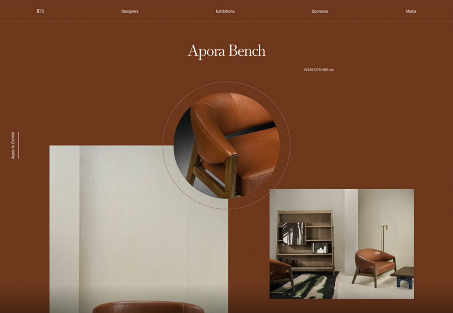 Furniture Website Layout Exploration