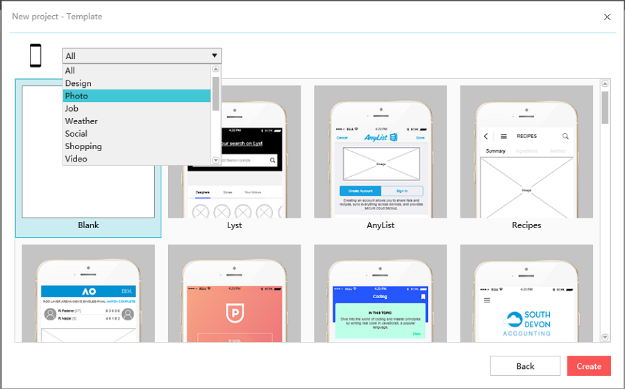 Mockplus Prototype Samples